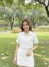 Tweed Crop Top with Mini Skirts Sets